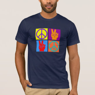 Camiseta Arte pop de la paz