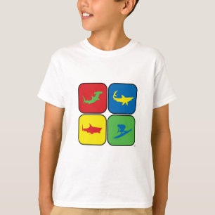 Camiseta Arte pop de la persona que practica surf y de los