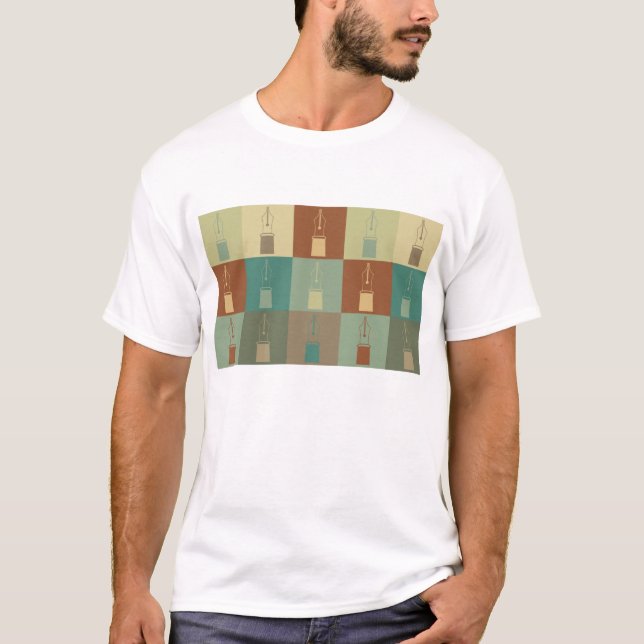 Camiseta Arte pop de la pluma (Anverso)