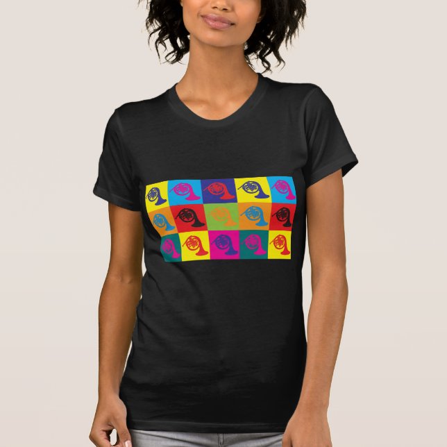 Camiseta Arte pop de la trompa (Anverso)