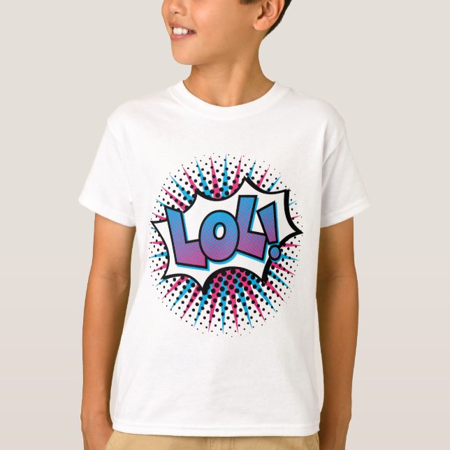 Camiseta Arte pop de LOL (Anverso)