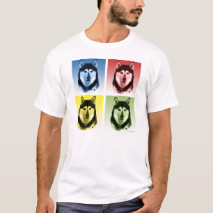 Camiseta Arte pop de Malamute en Alaskan