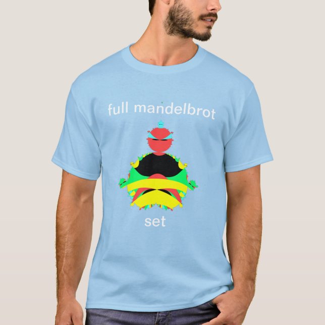 Camiseta Arte pop de mandelbrot completo T-Shirt (Anverso)