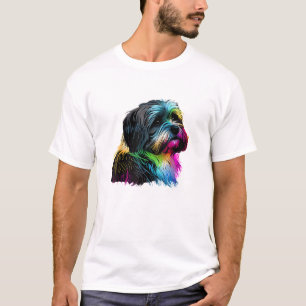 Camiseta Arte pop de perro de La Habana diseña amantes de l