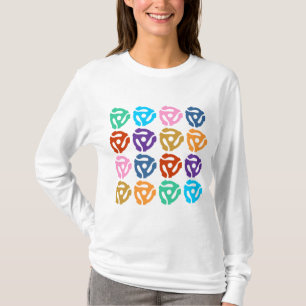 Camiseta Arte pop de registro del adaptador de 45 RPM