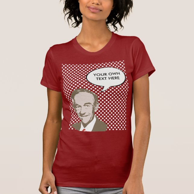 Camiseta Arte pop de Ron Paul (Anverso)