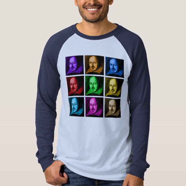 Camiseta Arte pop de Shakespeare (Anverso)