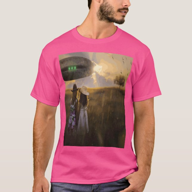 Camiseta Arte pop de Ufo (Anverso)