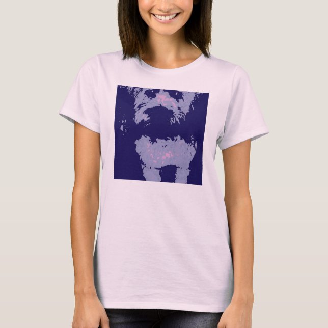Camiseta Arte pop de Wheaton Terrier (Anverso)