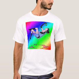 Camiseta Arte pop del chica de Martini de C. Higby
