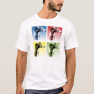 Camiseta Arte pop del galgo