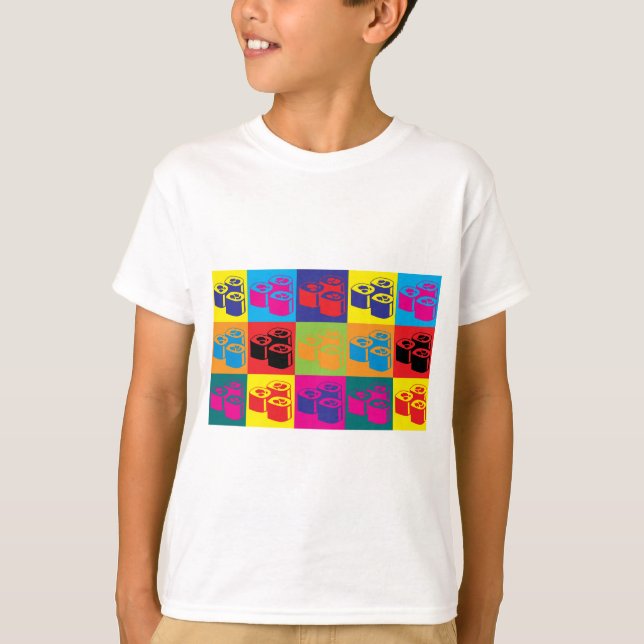 Camiseta Arte pop del sushi (Anverso)