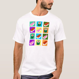 Camiseta Arte pop del sushi
