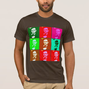 Camiseta Arte pop .esque Abraham Lincoln