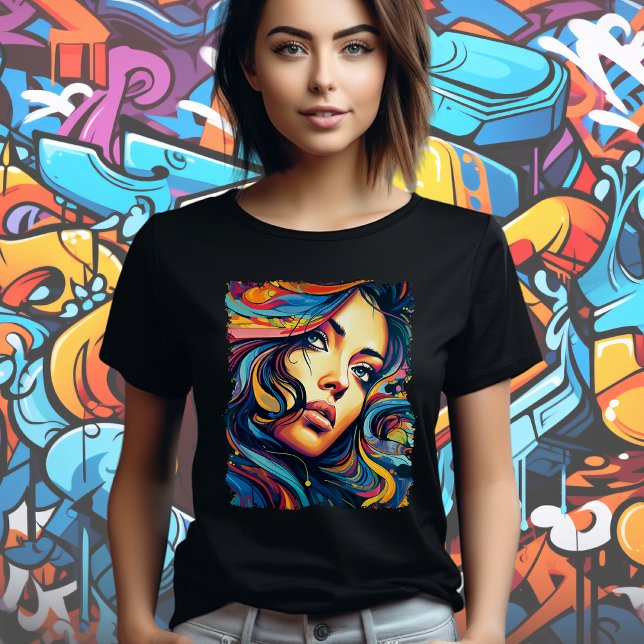 Camiseta Arte pop femenino (Subido por el creador)