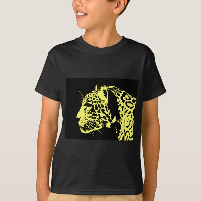 Camiseta Arte pop jaguar (Anverso)