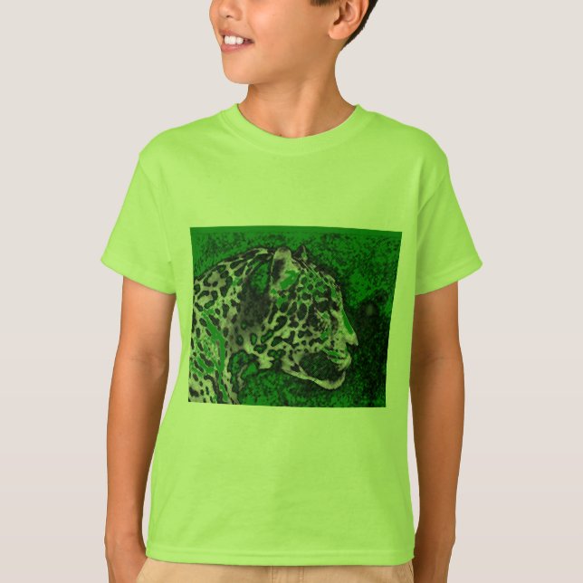 Camiseta Arte pop jaguar (Anverso)