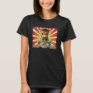 Camiseta Arte Pop Japonés Amante de la Sopa de Fideos Cabal