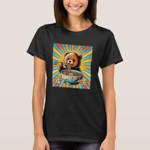 Camiseta Arte Pop Japonés Amante de la Sopa de Fideos Cacho