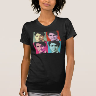 Camiseta Arte pop Justin Trudeau - del mismo tamaño - .png