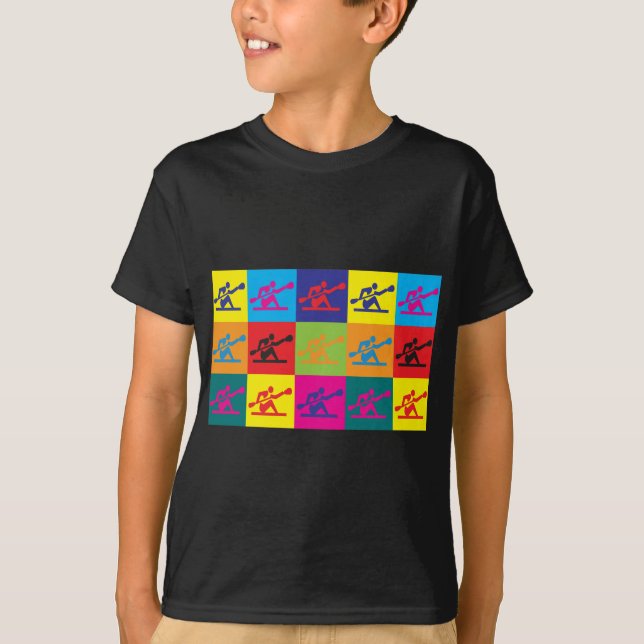 Camiseta Arte pop Kayaking (Anverso)
