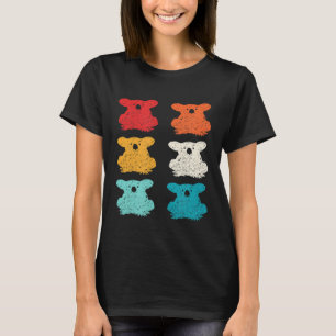 Camiseta Arte Pop Koala Estilo Retro Años 80