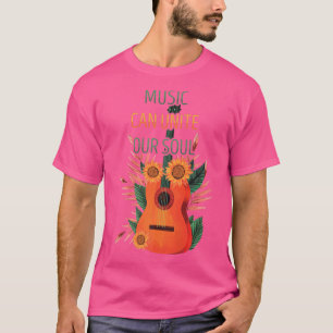 Camiseta Arte pop - La música puede unir nuestro alma - gir