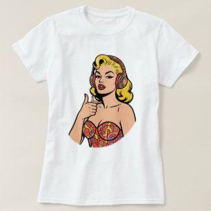 Camiseta Arte Pop Neurodivergente - Estilo Mente Abierta Ma