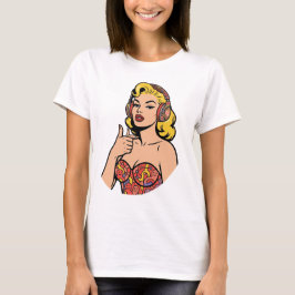 Camiseta Arte Pop Neurodivergente - Estilo Mente Abierta Ma