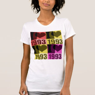 Camiseta Arte pop retro - I heart 1993 T-Shirt