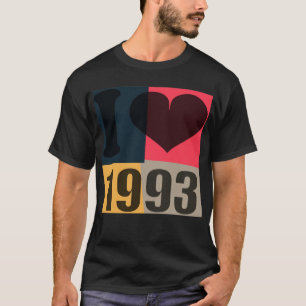 Camiseta Arte pop retro - I heart 1993 T-Shirt