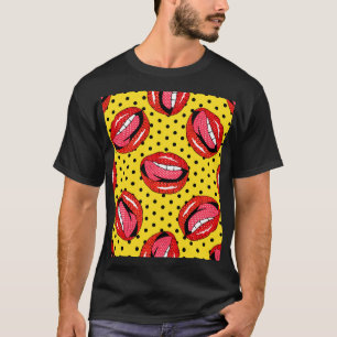 Camiseta Arte pop retro: insignias de parches para Personal