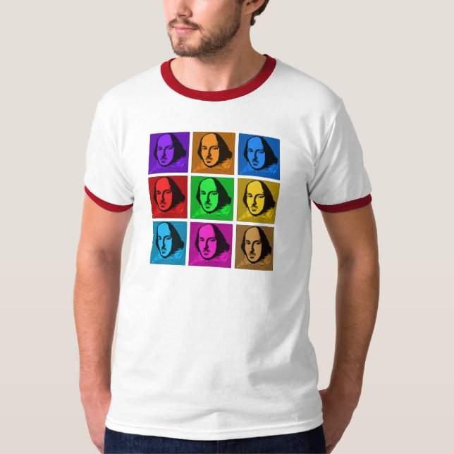 Camiseta Arte pop Shakespeare (Anverso)
