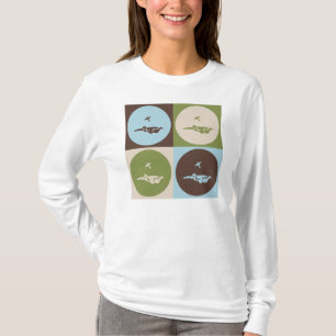 Camiseta Arte pop Skydiving