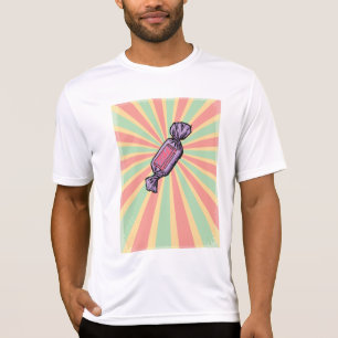 Camiseta Arte Pop Vintage de Caramelo Envuelto