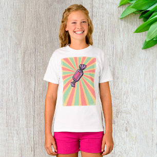 Camiseta Arte Pop Vintage de Caramelo Envuelto