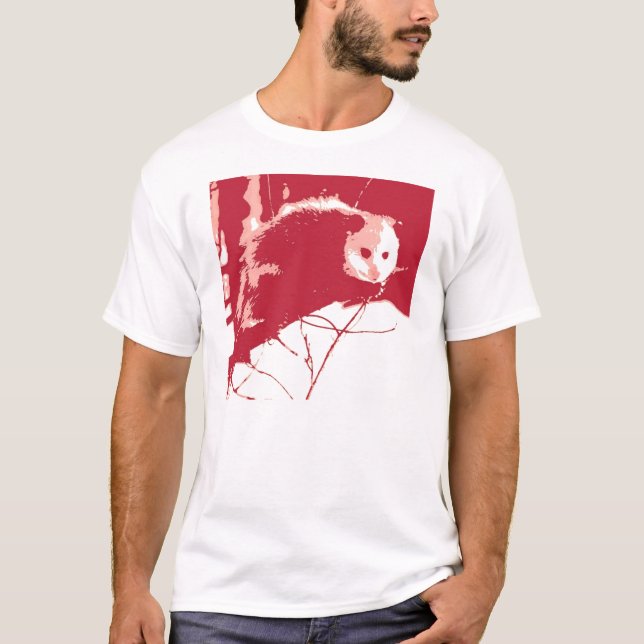 Camiseta Arte Pop Zarigüeya (Anverso)