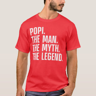 Camiseta Arte Popi Divertido Para Abuelo Padre Desde Nieto