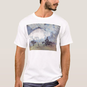 Camiseta Arte popular del vintage de la estación de tren d