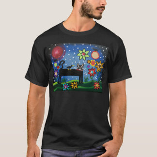 Camiseta Arte popular por el gato de Lorri Everett con
