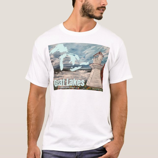 Camiseta Arte portable Gran Lago Faro (Anverso)