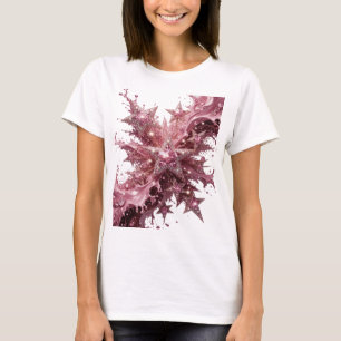 Camiseta Arte portable plateado con estrellas relucientes
