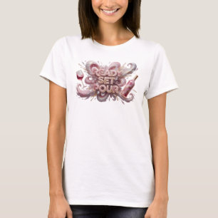 Camiseta Arte portable ROJO ESTILO Preparar SERVIR