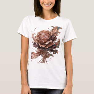 Camiseta Arte portable ROSE DE CHOCOLATE Dorado Genial