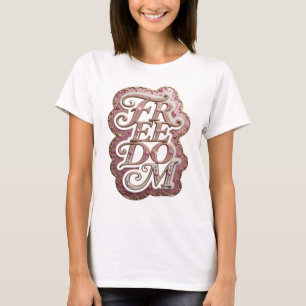 Camiseta Arte portátil de ORO CEGADOR Libertad