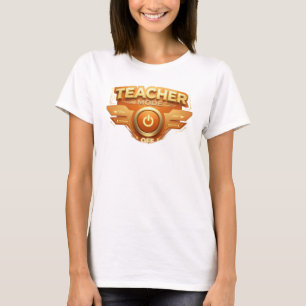 Camiseta Arte portátil NARANJA FUERTE MODO ENSEÑANZA DESACT