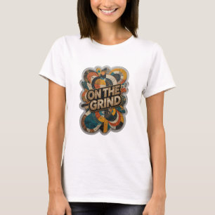 Camiseta Arte portátil Sharp Gold ON THE GRIND