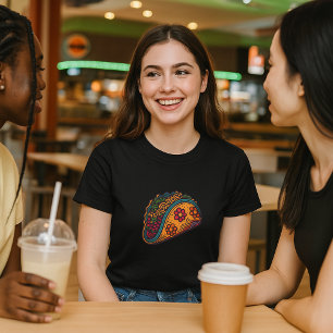 Camiseta Arte Psicodélico Retro de Taco