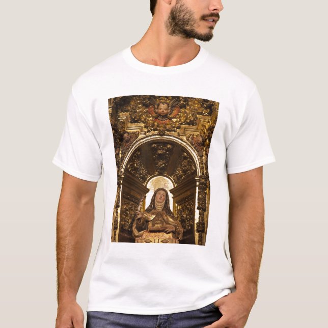 Camiseta Arte religioso en representación de Santa Teresa (Anverso)