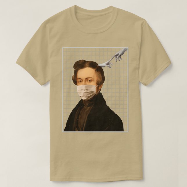 Camiseta Arte renacentista enmascarado (Diseño del anverso)